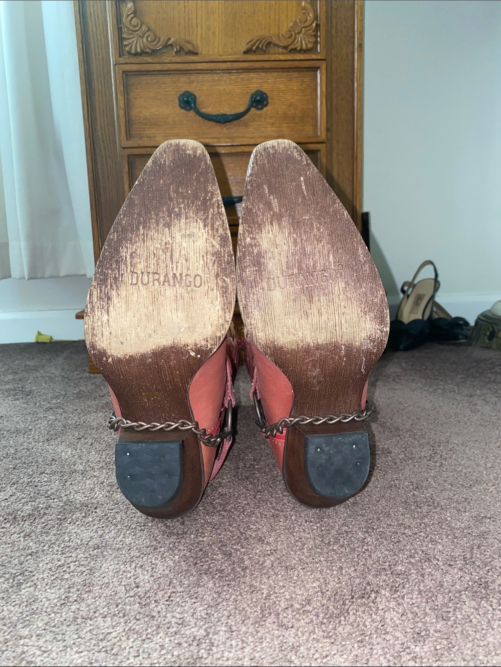 Floral Embroidered Durango Cowgirl Boots (7) - Picture 6 of 6